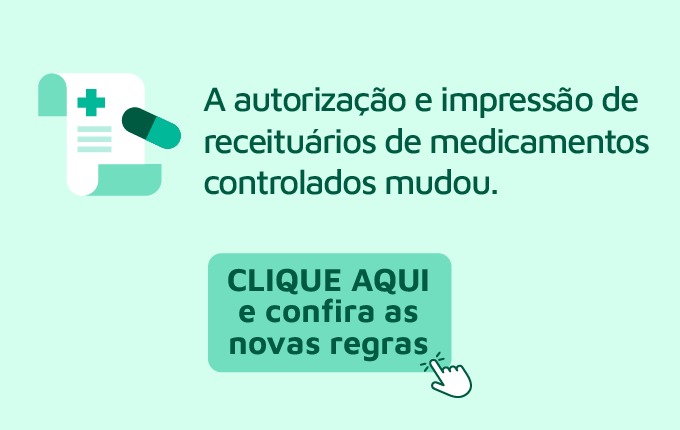 Novas regras receituários