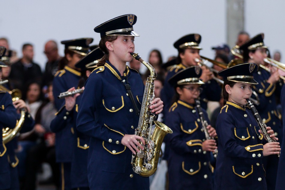 Bandas escolares participam de seletiva para os desfiles da Oktoberfest 2026