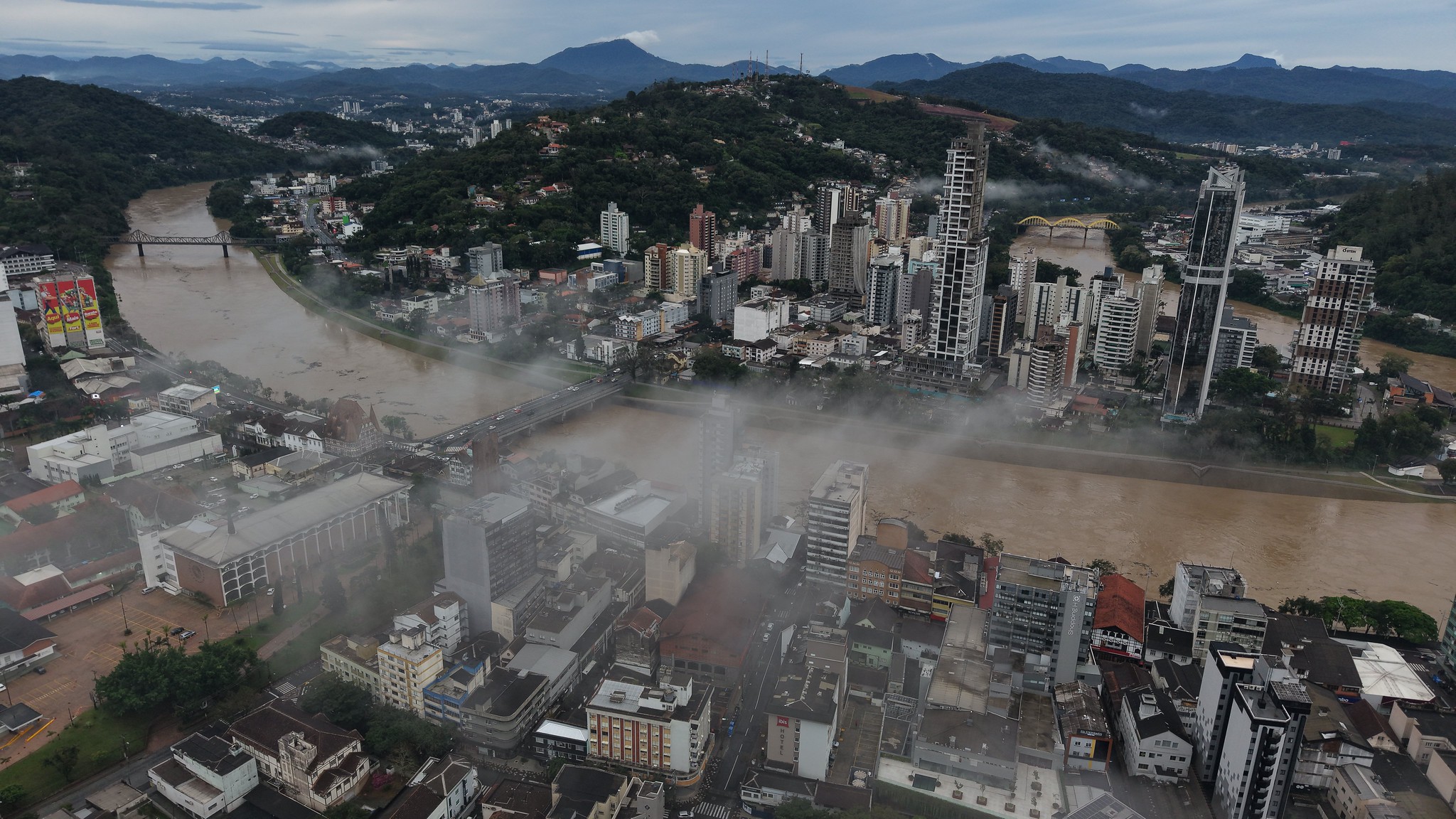 Defesa Civil alerta para chuva forte em Blumenau entre quarta e sexta-feira