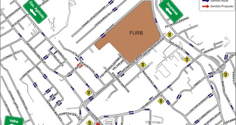 A partir desta quinta a rua Cruzeiro vira mão-dupla