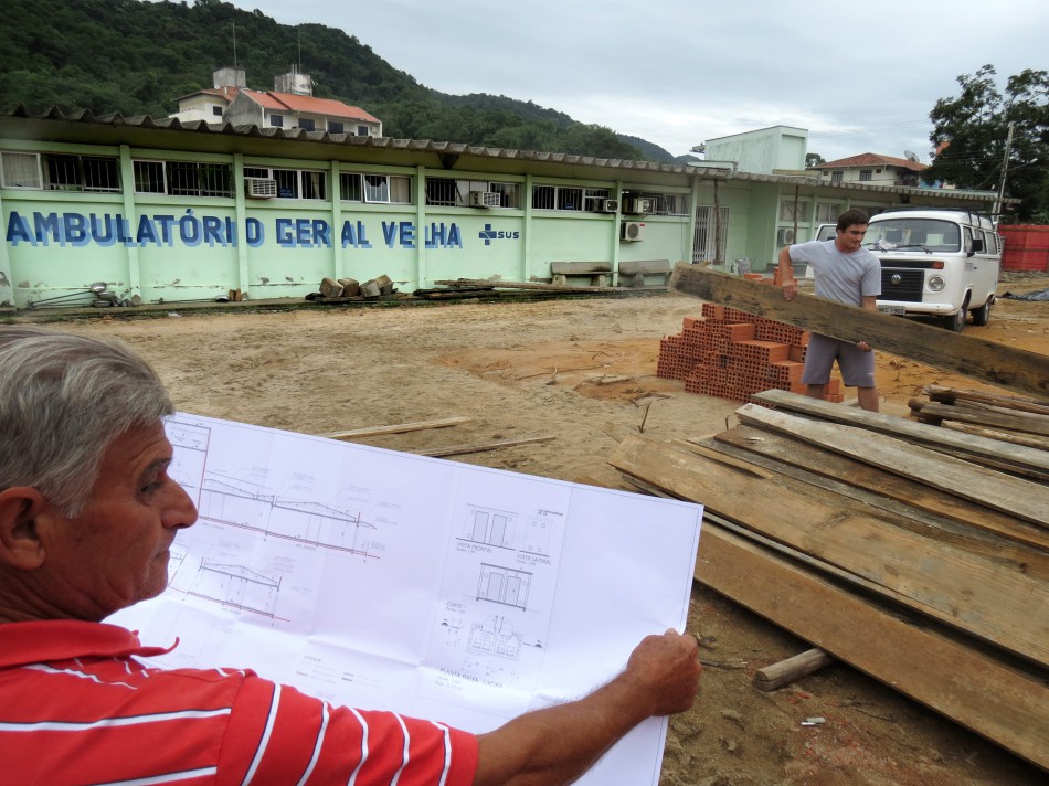 Obras do AG da Velha se concentram na preparação do canteiro