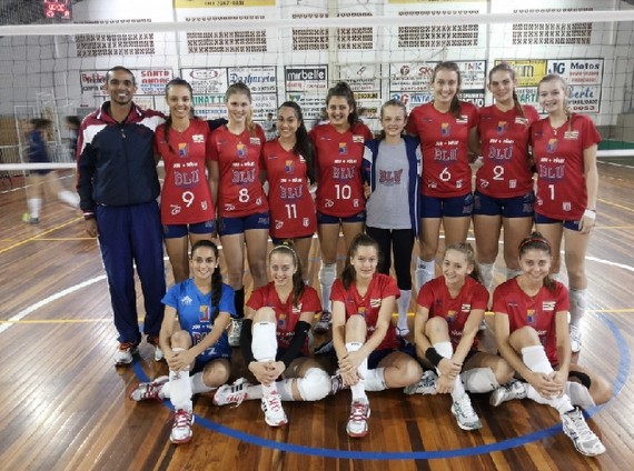 Blumenau fatura o vice-campeonato na 1ª etapa Estadual Infanto de Vôlei