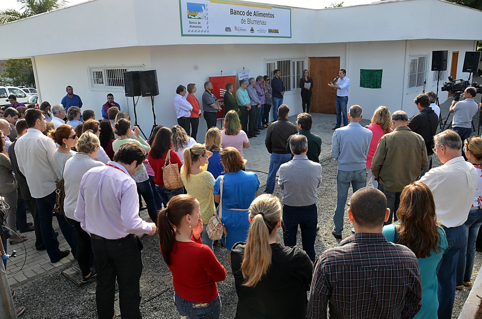 Banco de Alimentos é oficialmente inaugurado em Blumenau