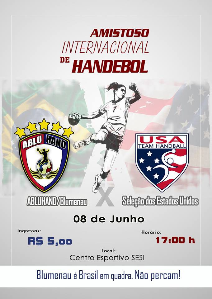 Abluhand inicia venda de ingressos para amistoso internacional
