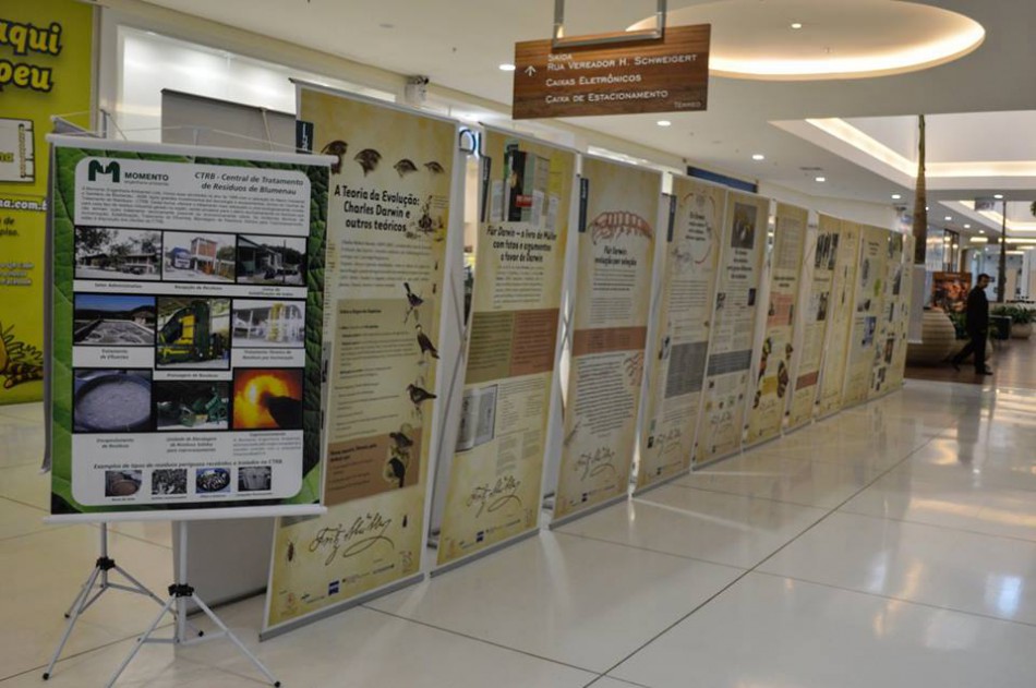 Exposição sobre Fritz Müller segue no Shopping Park Europeu