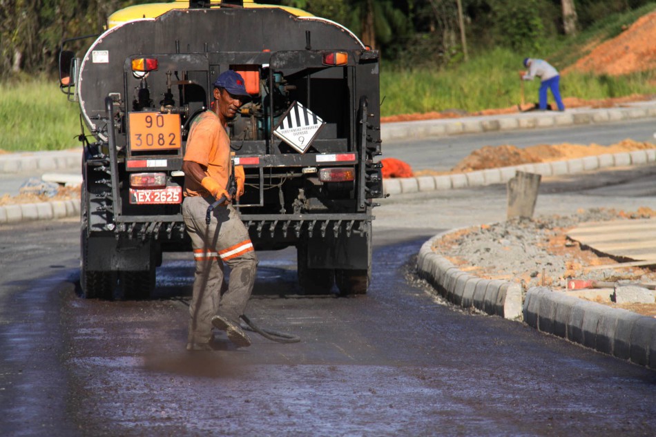 Prefeitura inicia obras de sinalização no Complexo da Ponte do Badenfurt