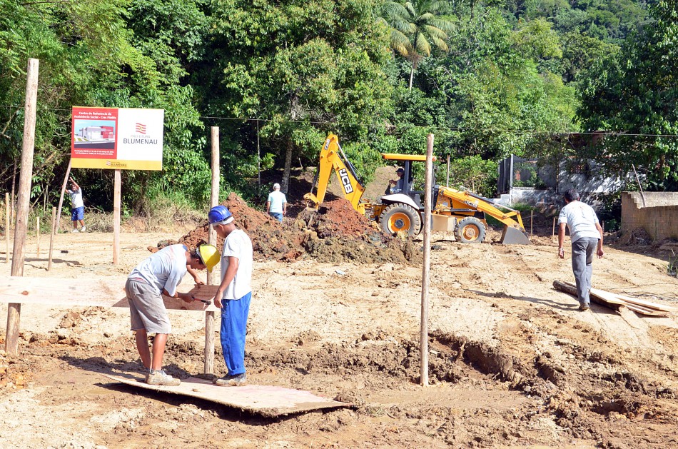 Iniciam obras de construção do 7º Centro de Assistência Social de Blumenau