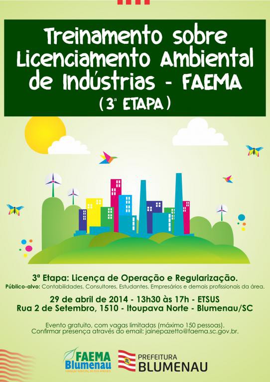 Faema promove 3ª etapa de treinamento de Licenciamento Ambiental