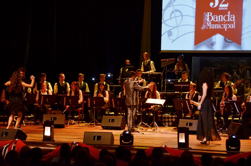 Banda Municipal de Blumenau faz show em Pomerode