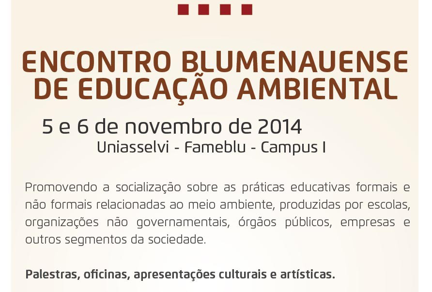 Encontro de Educação Ambiental traz palestrante internacional