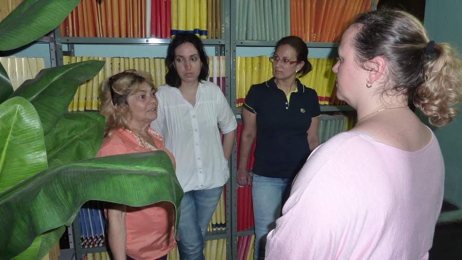 Centro Braille recebe coordenadora da Furb