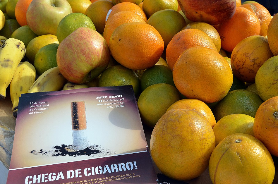Evento chama atenção da comunidade para malefícios do tabaco
