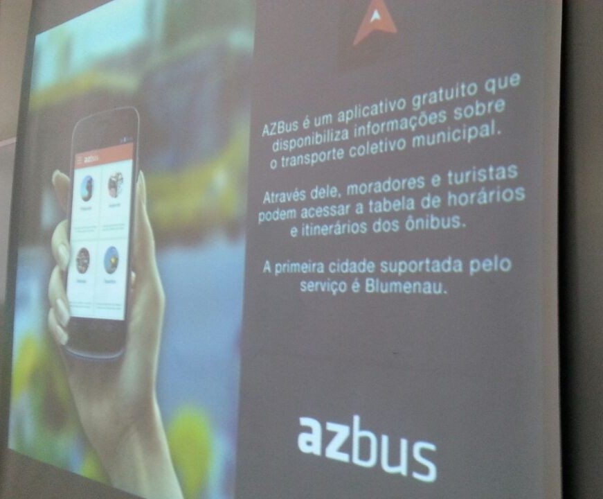 Seterb incentiva lançamento de aplicativo para transporte coletivo de Blumenau