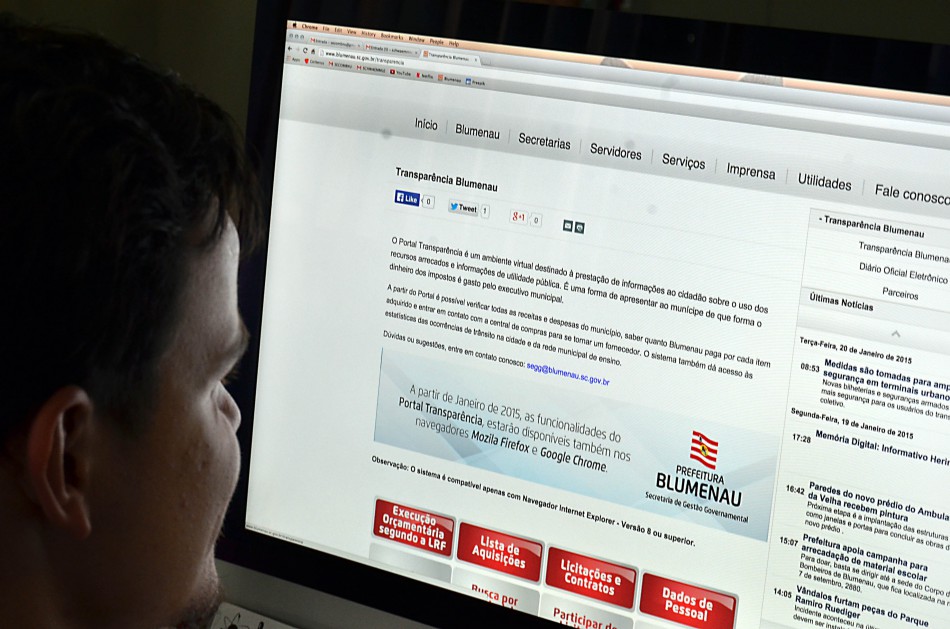 Aumentam os pedidos de informação e acessos ao Portal da Transparência
