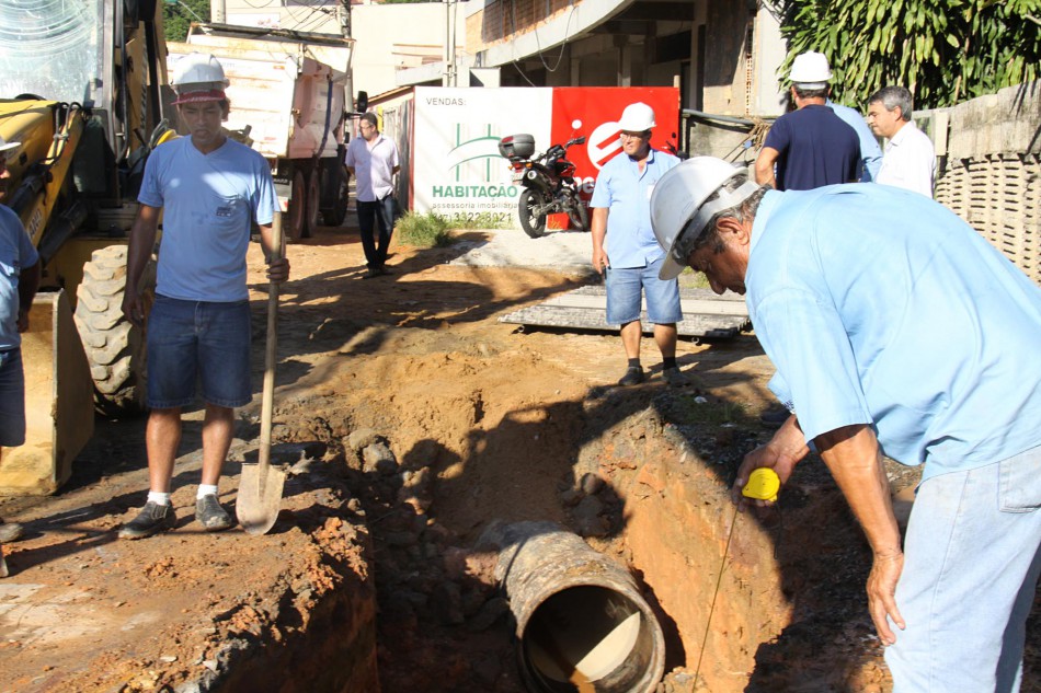 Obras da rua Bahia chegam próximas à rua Engenheiro Paul Werner