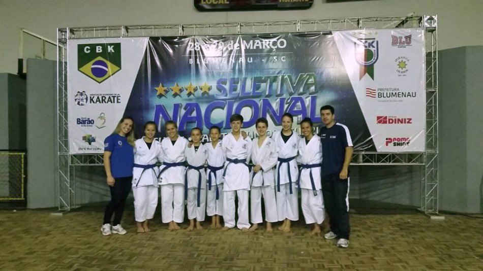 Blumenau supera as expectativas na Seletiva Nacional de Base de Karatê