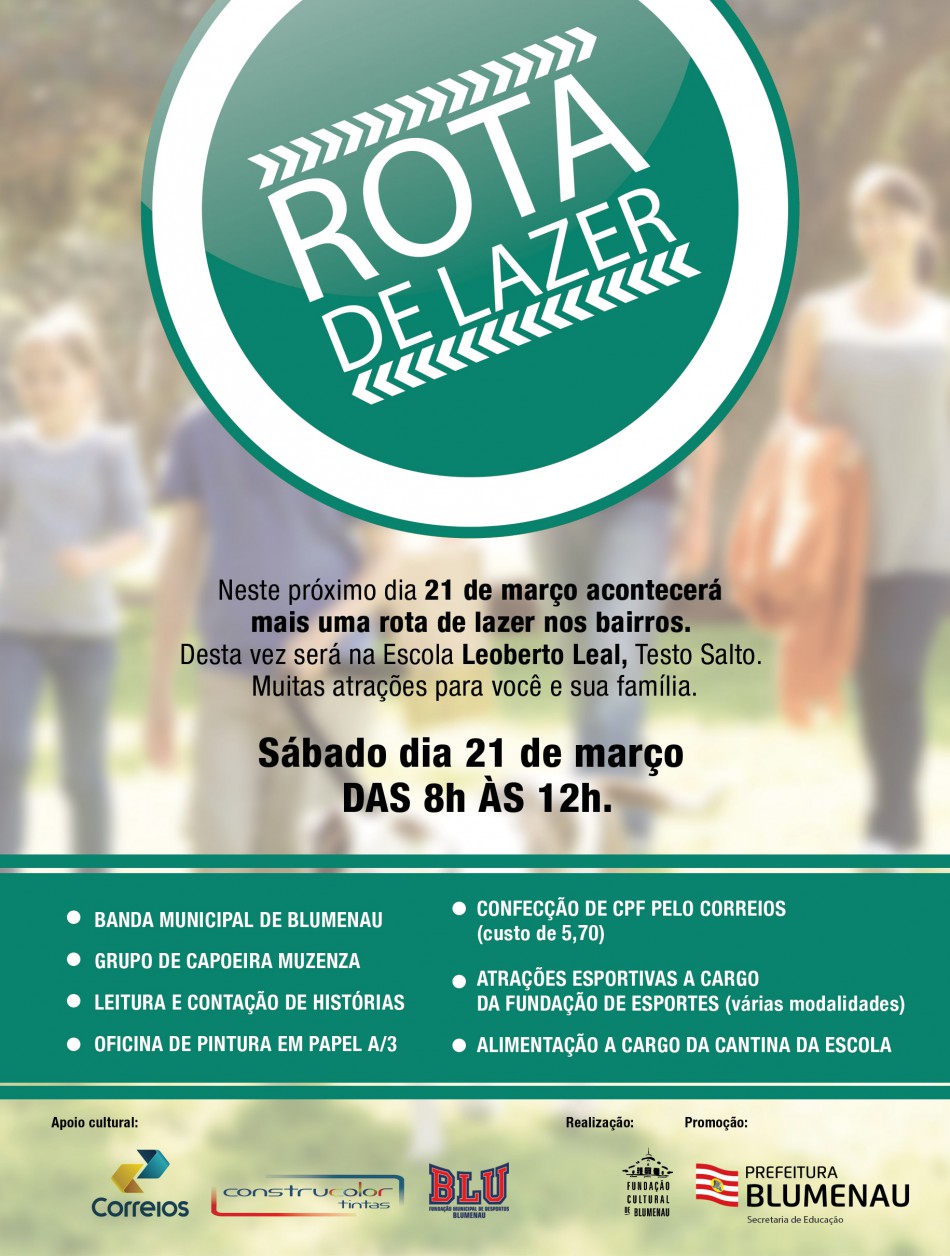 Rota de Lazer nos Bairros chega ao Salto do Norte neste sábado