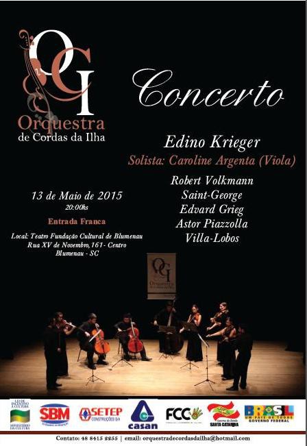 Orquestra de Cordas da Ilha vem a Blumenau