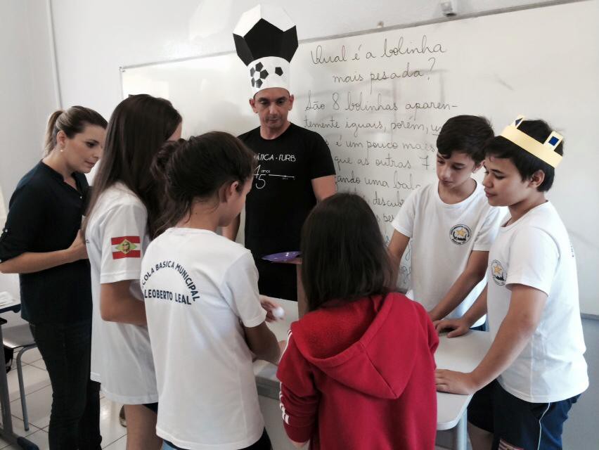 Escola Leoberto Leal ensina matemática de forma interativa