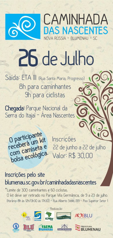 Começa a venda de ingressos para a Caminhada das Nascentes