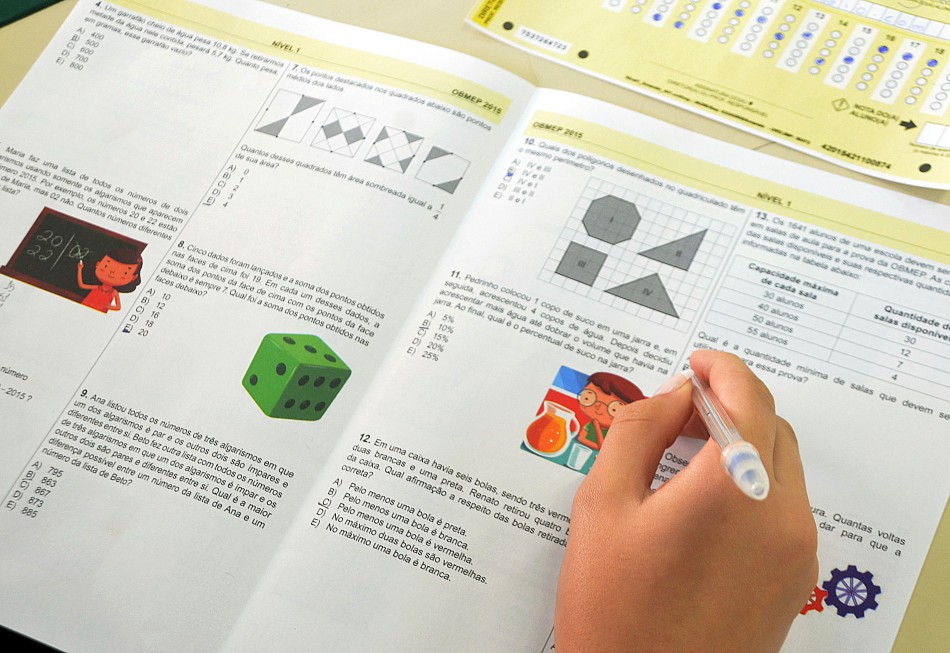 Escolas municipais participam da 11ª Olimpíada Brasileira de Matemática