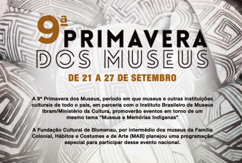Blumenau está na rota da 9ª Primavera dos Museus