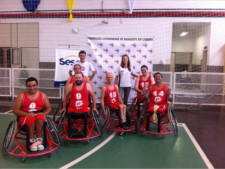 Blumenau participa do estadual de Basquete Sobre Rodas