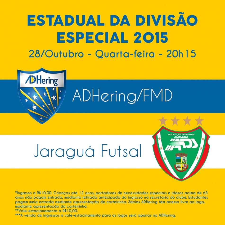 Futsal de Blumenau enfrenta Jaraguá do Sul em campeonato estadual