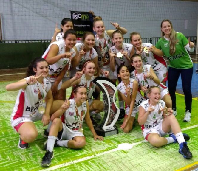 Basquete feminino conquista dois títulos no fim de semana