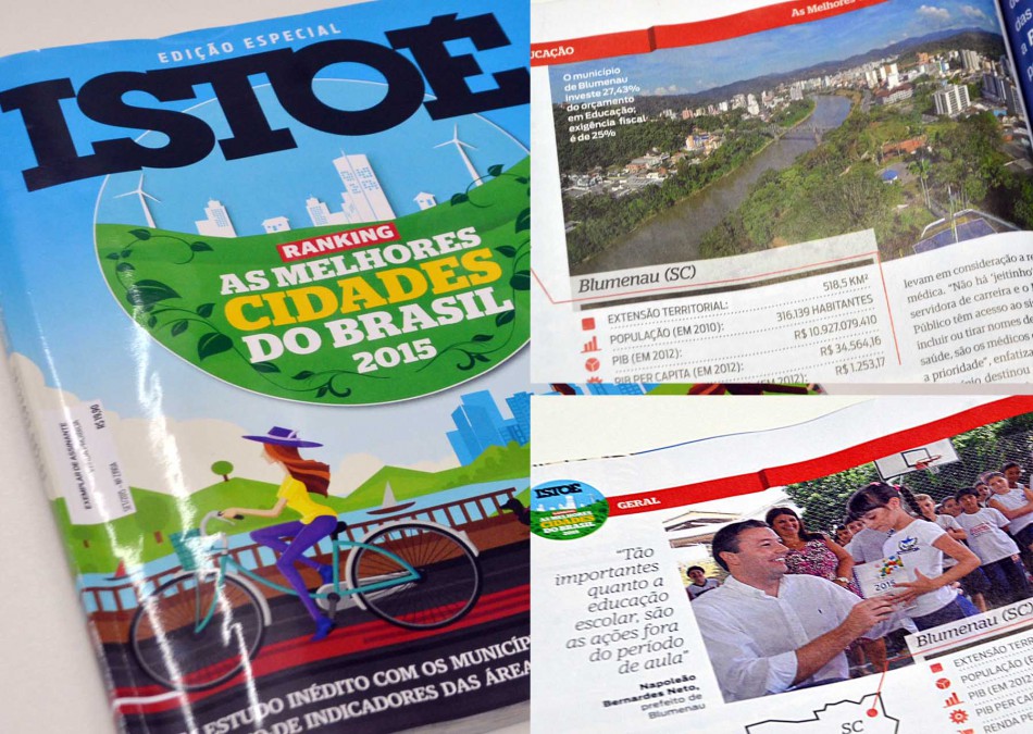 Divulgado estudo que aponta Blumenau como destaque em indicadores sociais