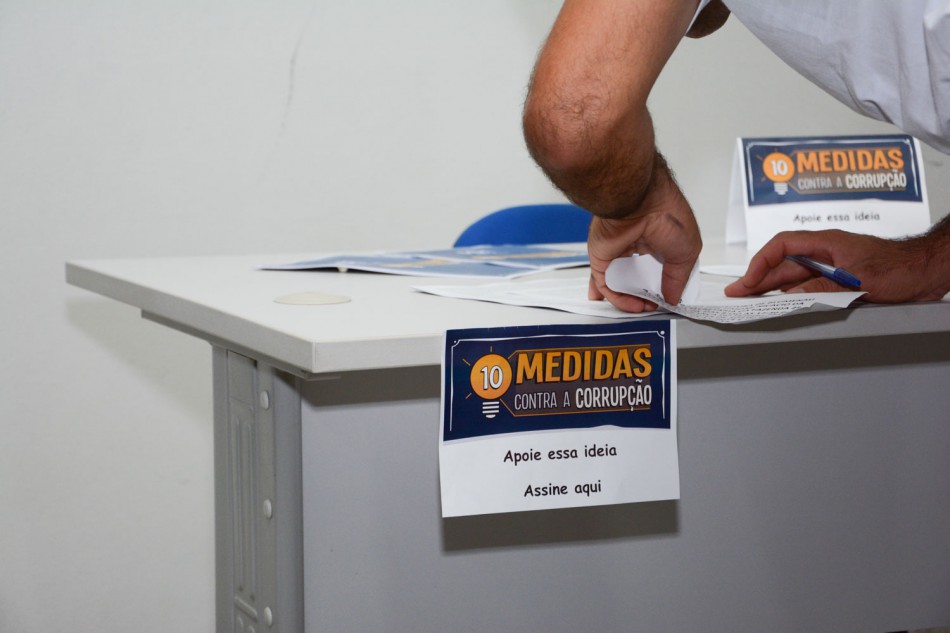 Prefeitura adere ao movimento 10 Medidas Contra a Corrupção