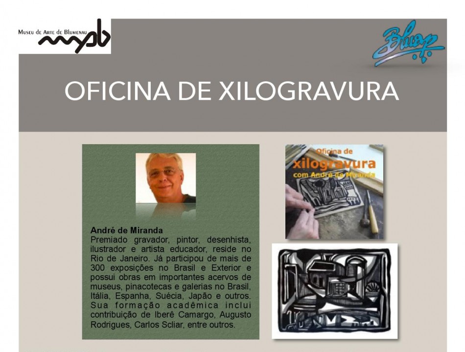 MAB e Bluap promovem oficina de xilogravura