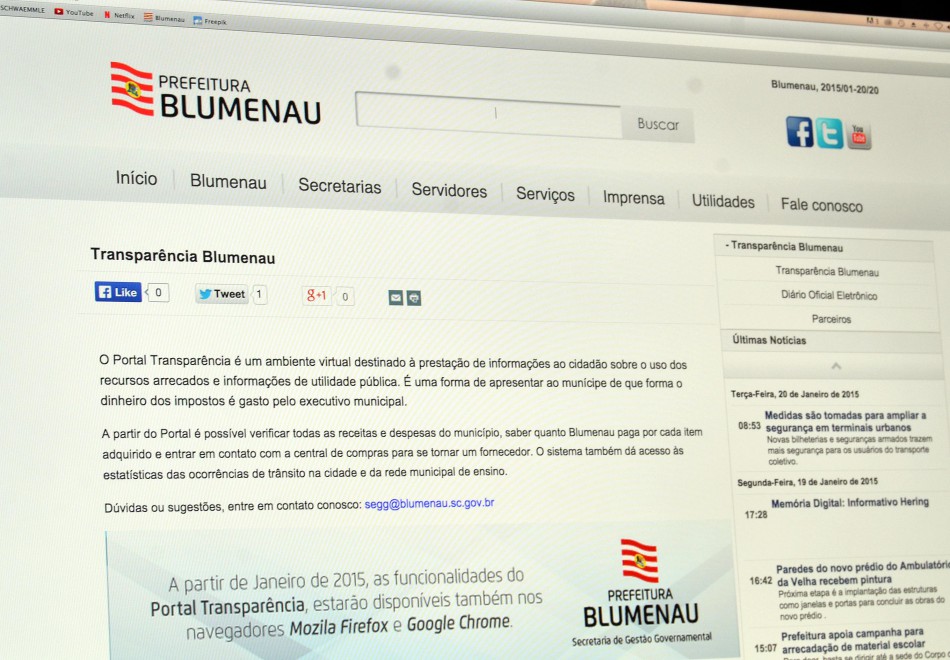 Portal da Transparência é apresentado para controladores em Florianópolis 