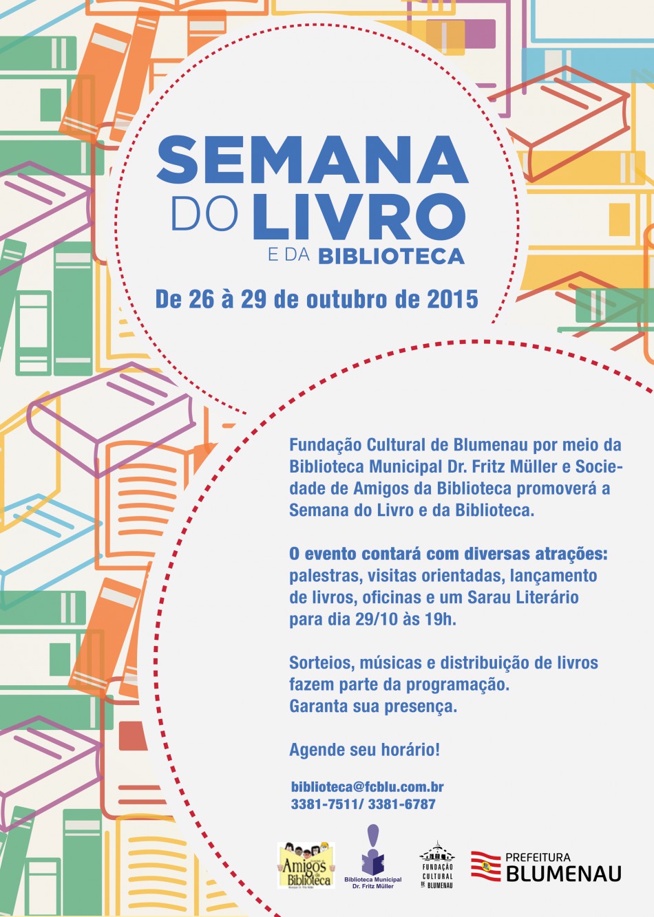 Participe da Semana do Livro e da Biblioteca