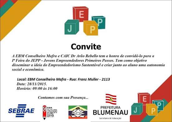 EBM Conselheiro Mafra promove feira de empreendedorismo neste sábado