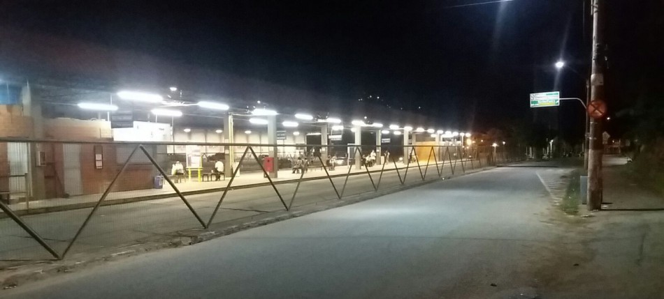 Terminal Urbano Garcia recebe melhorias na iluminação pública