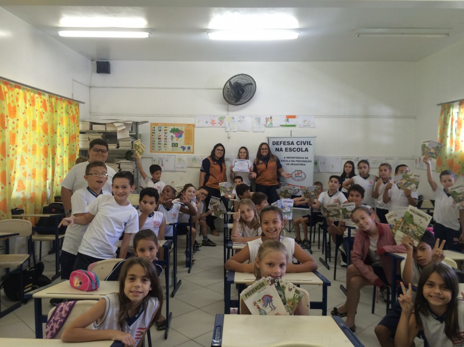 Defesa Civil na Escola será apresentado na EBM Leoberto Leal