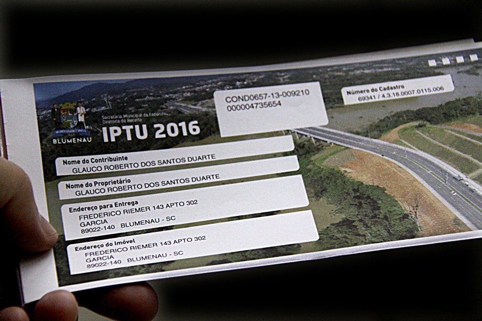 Prazo para pagamento do IPTU com 5% de desconto termina dia 15