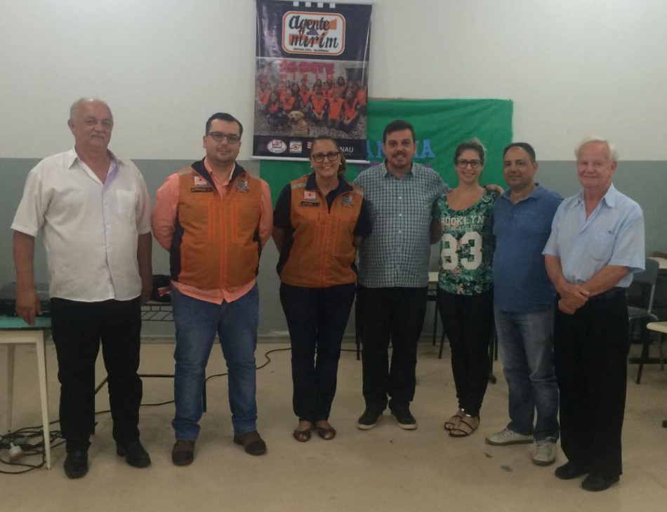 Defesa Civil participa de palestra na cidade de Nova Trento