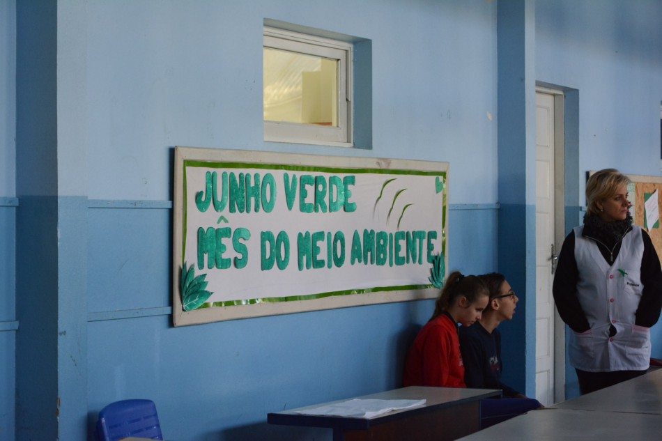 Atividade chama atenção para quantidade de lixo produzido na escola