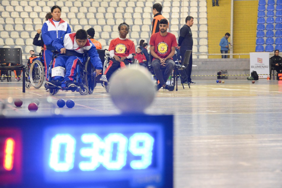 Competições do Regional Sul de Bocha Paralímpica começam em Blumenau