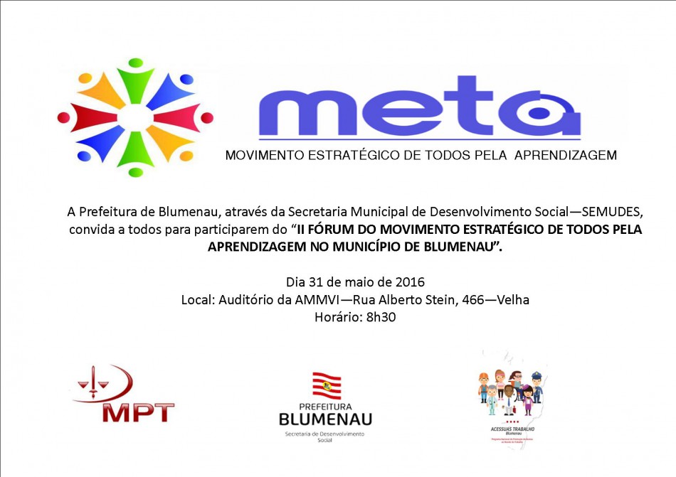 Fórum vai discutir sobre o aprendizado profissional em Blumenau