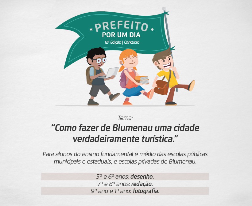 Município lança 12ª edição do Concurso Prefeito por um Dia