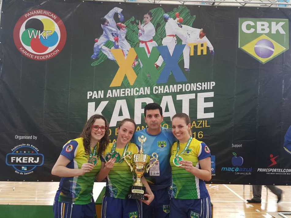 Blumenauenses são destaque no Pan-Americano de Karatê