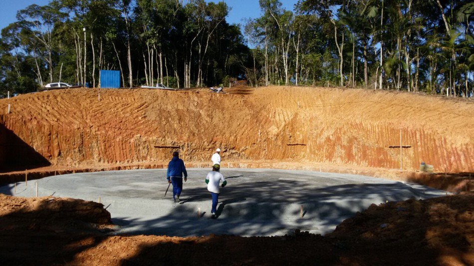 Base de concreto para reservatório da Mariana será feito neste sábado