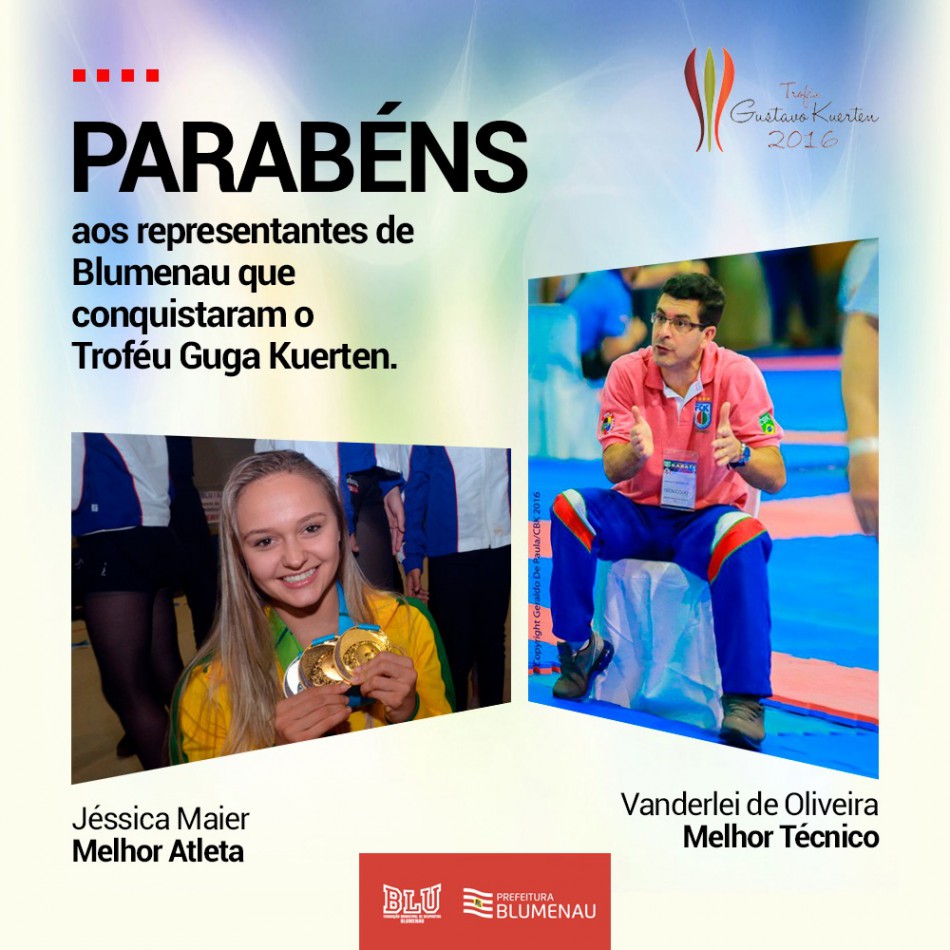Blumenauenses ganham Troféu Guga Kuerten de Excelência no Esporte