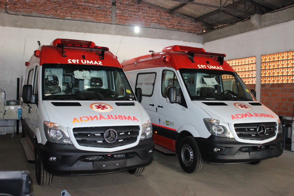 Blumenau terá duas novas ambulâncias para atendimento do Samu