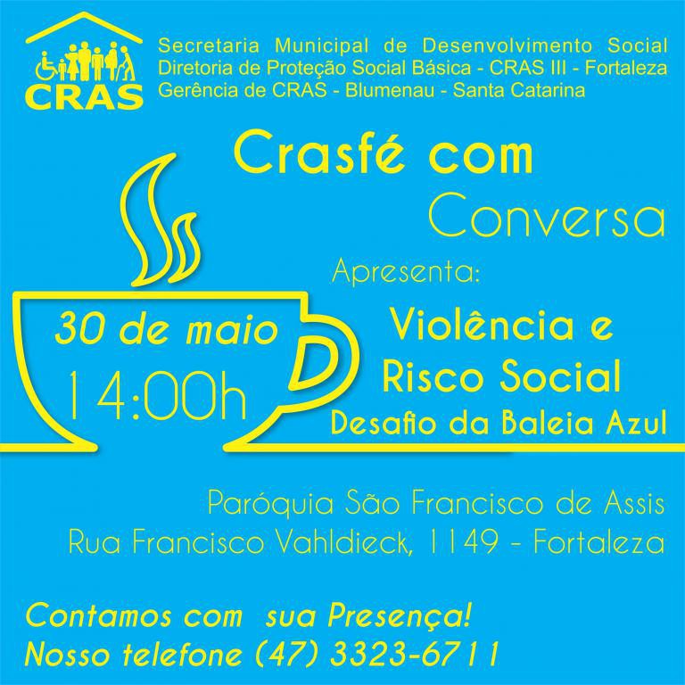 Cras da Fortaleza debate o Desafio da Baleia Azul