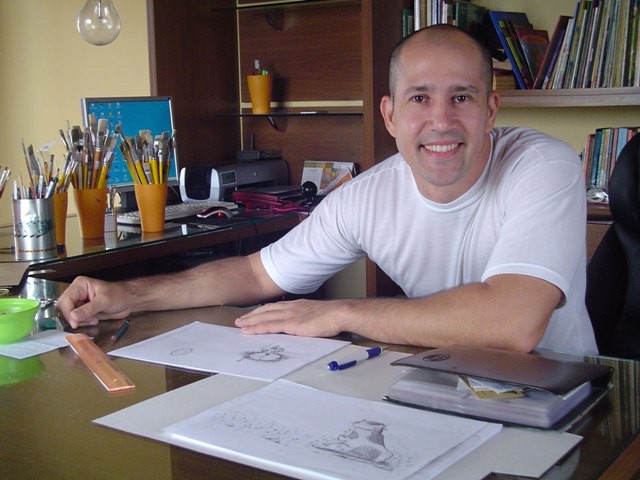 Ilustrador destaca no Proler livros para a infância