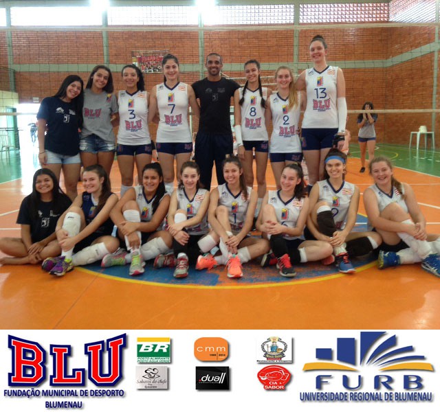 Vôlei feminino conquista primeiro lugar na 1ª etapa do Catarinense
